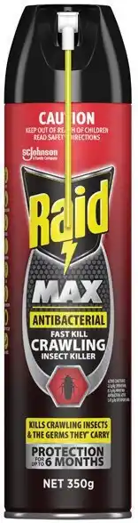 IGA Raid Max Antibacterial Fast Kill Crawling Insect Killer Spray 350g offer