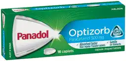 IGA Panadol Optizorb Paracetamol 500mg Caplets 16 Pack offer