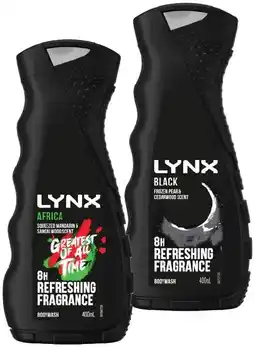 IGA Lynx Bodywash 400mL Selected Varieties offer