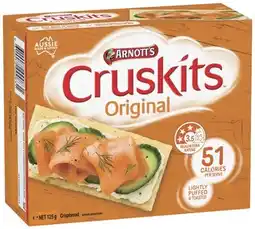 IGA Arnott’s Cruskits 125g or Vita-Weat Wholegrain Crispbread 250g Selected Varieties offer