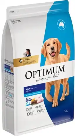 IGA Optimum Dry Dog Food 2.5‑3kg Selected Varieties offer