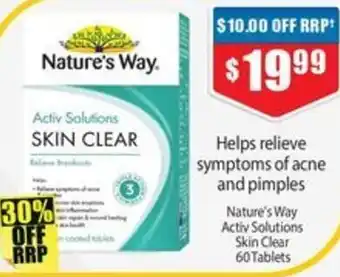 Chemist Warehouse Nature's Way Skin Clear offer