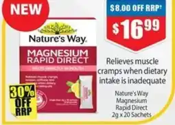 Chemist Warehouse Nature's way magnesium rapid direct offer