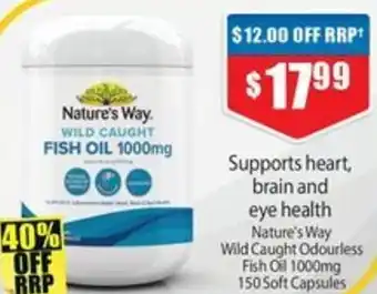 Chemist Warehouse Nature's way fish oil offer