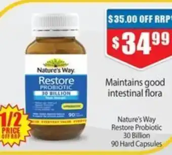 Chemist Warehouse Nature's Way Restore Probiotic offer