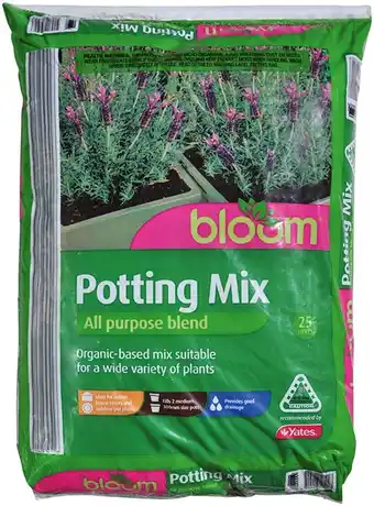 IGA Bloom All Purpose Blend Potting Mix 25 Litre offer