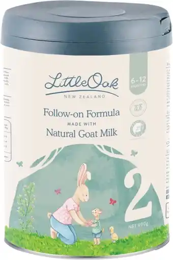 healthylife Littleoak Goat's Milk Follow On Stage 2 800g offer