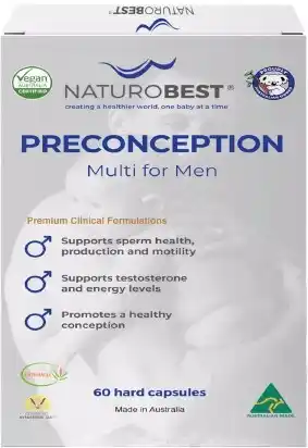 healthylife Naturobest Preconception Multi for Men 60 Capsules offer