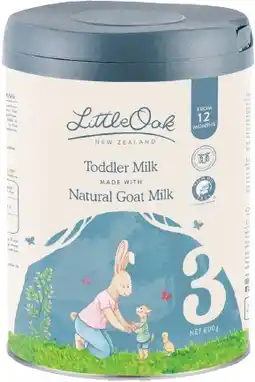 healthylife LittleOak Goat's Milk Toddler Formula Stage 3 800g offer