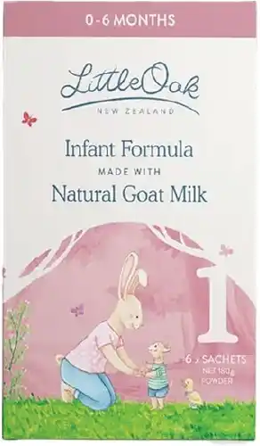 healthylife LittleOak Goat's Milk Infant Formula Stage 1 - 6 x 30g Sachets offer