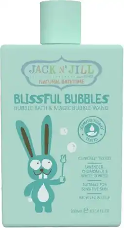 healthylife Jack n’ Jill Baby Bubble Bath with Bubble Wand 300ml offer