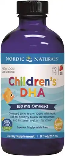 healthylife Nordic Naturals Childrens DHA Strawberry 237ml offer