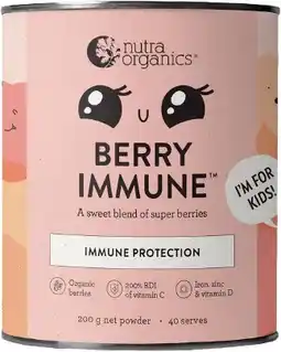 healthylife Nutra Organics Berry Immune 200g offer