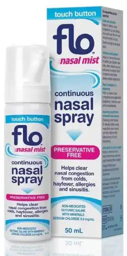 healthylife Flo Nasal Mist Spray 50ml offer