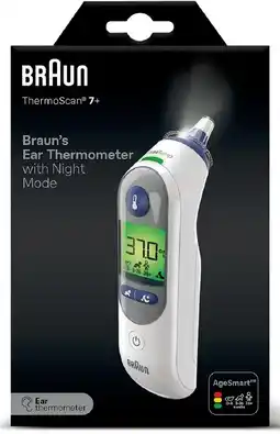 healthylife Braun Thermoscan 7+ Ear Thermometer offer