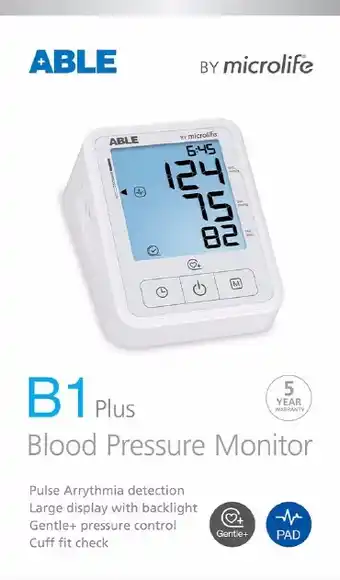 healthylife Able B1 Plus Blood Pressure Monitor offer