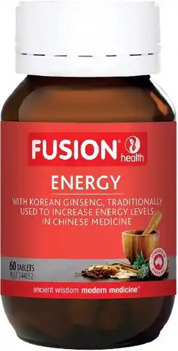 healthylife Fusion Health Energy 60 Tablets offer