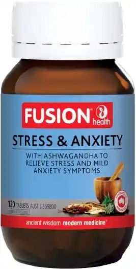 healthylife Fusion Health Stress & Anxiety 120 Tablets offer