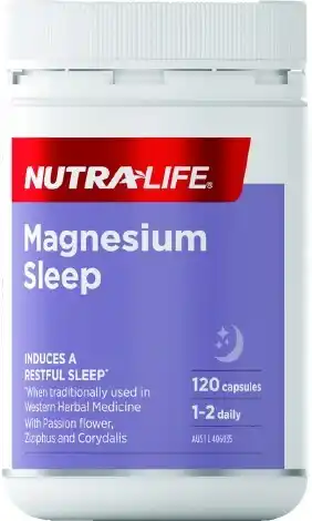 healthylife Nutra-Life Magnesium Sleep 120 Capsules offer