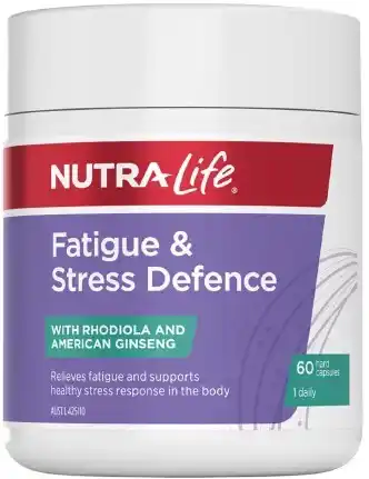 healthylife Nutra-Life Fatigue and Stress Defence 60 Capsules offer