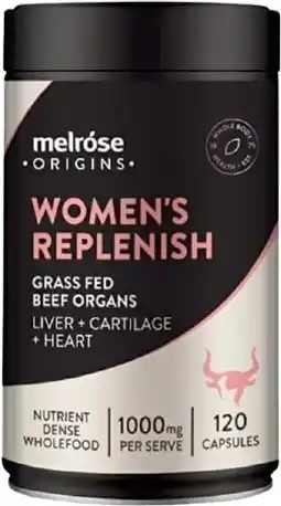 healthylife Melrose Origins Organ Meat Women's Replenish 120 Capsules offer