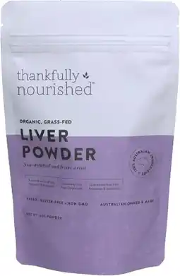 healthylife Thankfully Nourished Organic Australia Liver Powder 150g offer