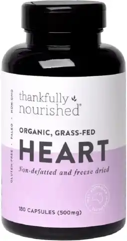 healthylife Thankfully Nourished Organic Heart 180 Capsules offer