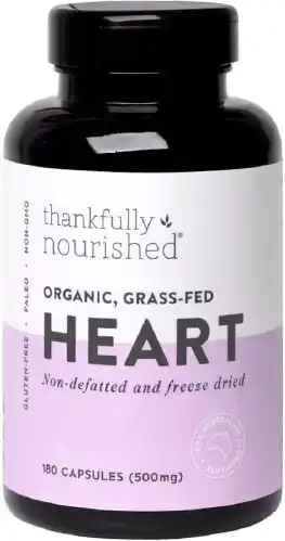 healthylife Thankfully Nourished Organic Heart 180 Capsules offer