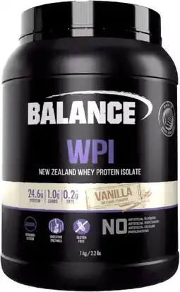 healthylife Balance WPI Protein Vanilla 1kg offer