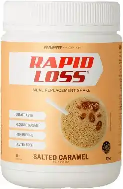 healthylife Rapid Loss Salted Caramel Meal Replacement Shake 575g offer