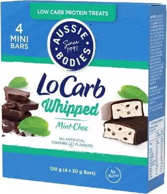 healthylife Aussie Bodies Shape Whipped Mint Chocolate 4 x 30g offer