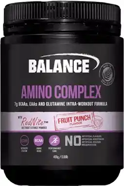 healthylife Balance Amino Complex Fruit Punch 400g offer