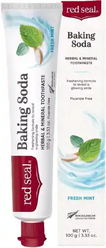 healthylife Red Seal Baking Soda Toothpaste 100g offer