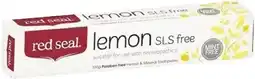 healthylife Red Seal Lemon SLS Free Toothpaste 100g offer