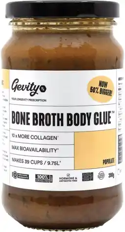 healthylife Gevity Rx Bone Broth Body Glue Populate 390g offer