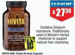 Chemist Warehouse Hivita milk thistle offer