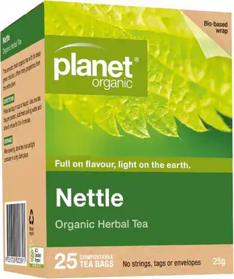 healthylife Planet Organic Nettle Herbal Tea Bags 25 Pack offer