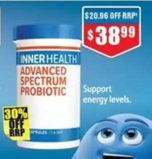 Chemist Warehouse Inner health advanced spectrum offer