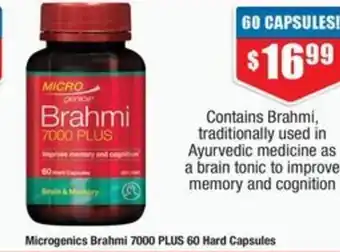 Chemist Warehouse Microgenics Brahmi offer