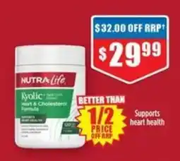 Chemist Warehouse Nutra life avolic art&cholestero offer