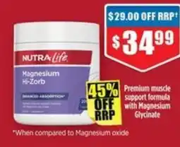 Chemist Warehouse Nutra life offer