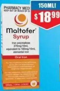 Chemist Warehouse Maltofer Syrup offer