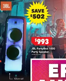 Harvey Norman JBL PartyBox 1000 Party Speaker offer