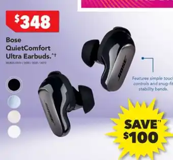 Harvey Norman Bose QuietComfort Ultra Earbuds offer