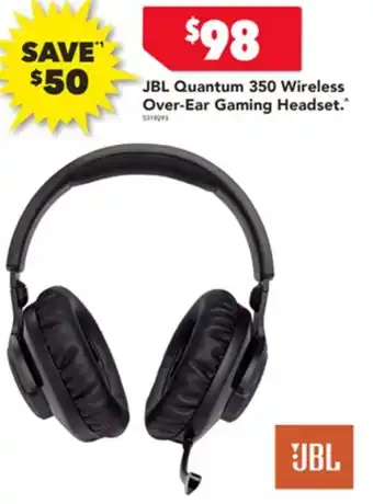 Harvey Norman JBL Quantum 350 Wireless Over-Ear Gaming Headset offer