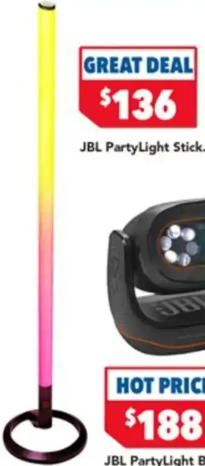 Harvey Norman JBL PartyLight Stick offer