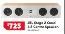 Harvey Norman JBL Stage 2 Quad offer