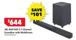 Harvey Norman Jbl bar 500 5 1 channel offer