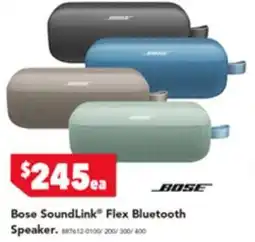 Harvey Norman Bose SoundLink Flex Bluetooth Speaker offer