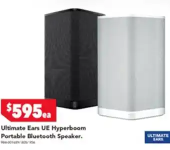 Harvey Norman Ultimate Ears UE Hyperboom Portable Bluetooth Speaker offer